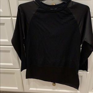 Zara mixed media top